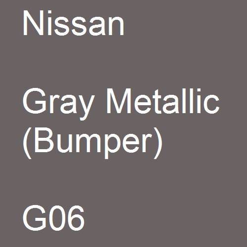 Nissan, Gray Metallic (Bumper), G06.